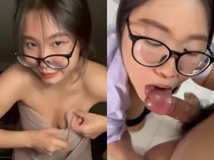 Nữ học sinh liếm cây hàng đá trứng cút điêu luyện